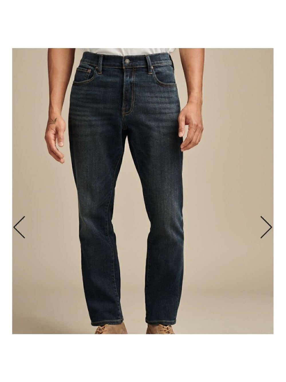 Lucky Brand 410 Athletic Straight Coolmax Stretch Jeans 42x34